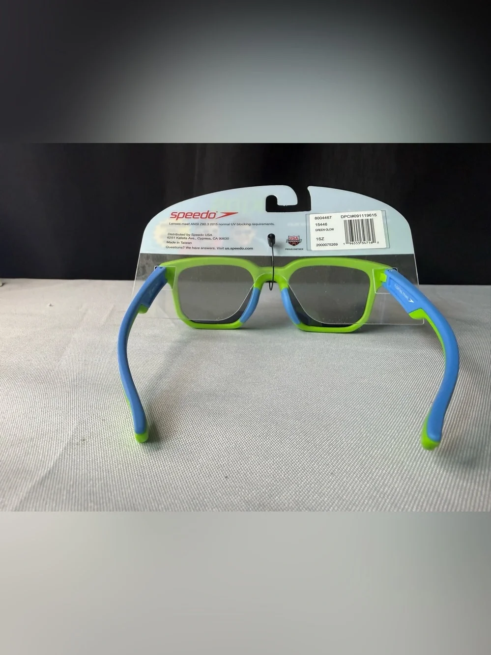 ☀️SUMMER SALE☀️Speedo Neon Green and Blue Kids Sunglasses UV ProtectantNWT